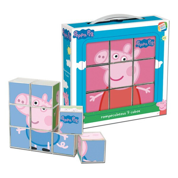 Rompecabezas 9 cubos Peppa Pig
