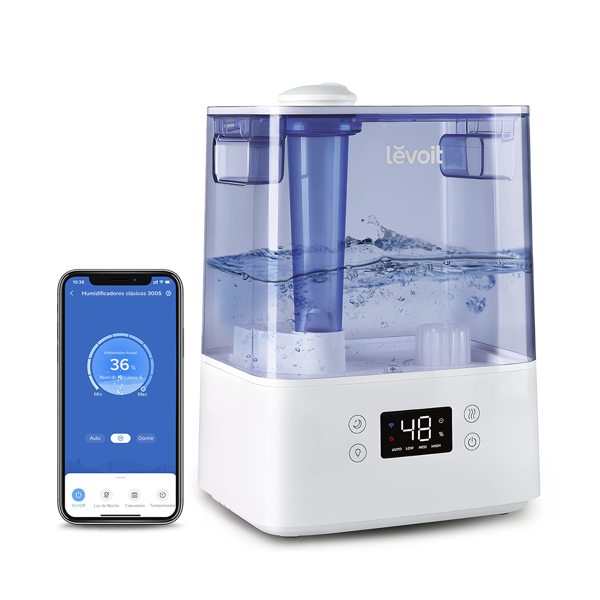 Top-Fill Humidificador Ultrasónico 6L de Vapor Frío