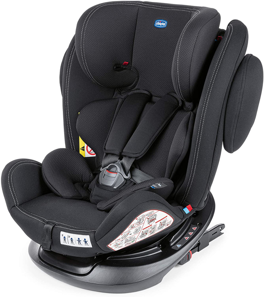 Chicco Unico Plus Silla de Coche ISOFIX Giratoria 360° y Reclinable