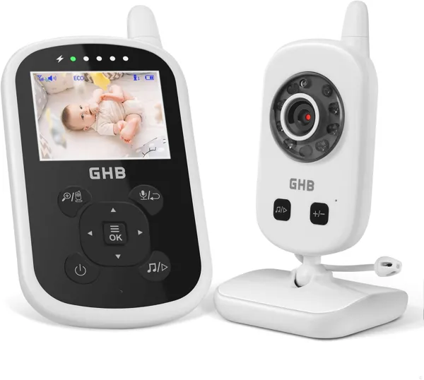 GHB - Vigilabebés con pantalla LCD de 2,4 pulgadas