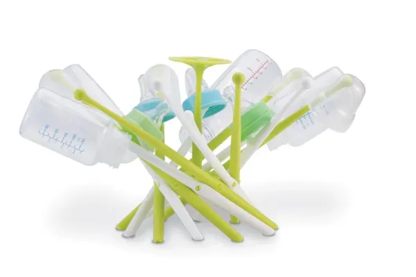 Escurridor portátil y plegable para biberones