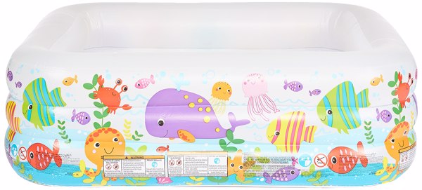 Piscina hinchable acuario