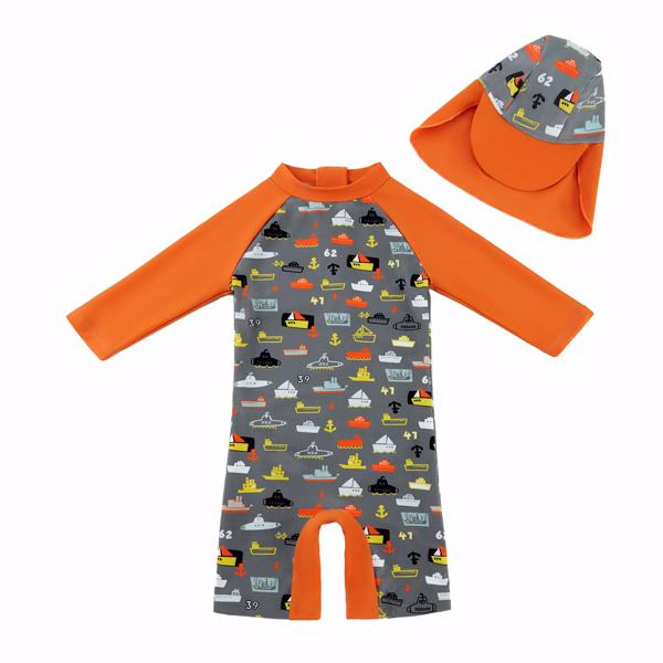 bañador bebé con proteccion incorporada