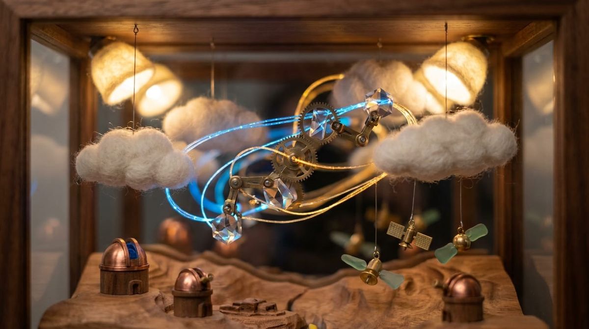 Routing space lasers around clouds