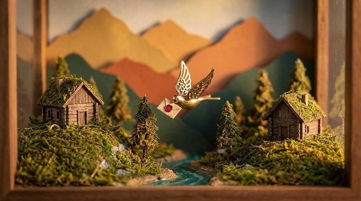 What if your texts traveled by bird?