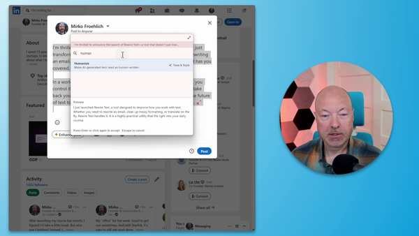 Video walkthrough: How I built the Rewire Text desktop app
