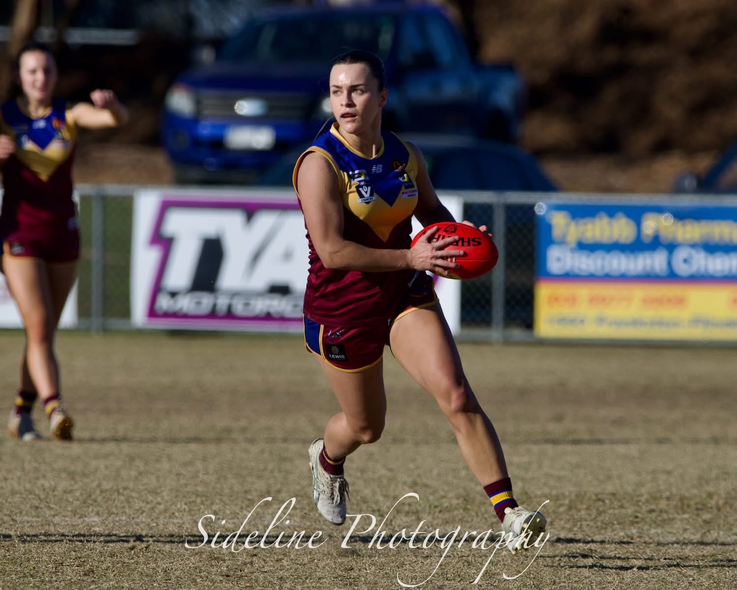 Warragul Industrials' Abbie Hoiberg-Cox won the division one best and fairest and MVP awards last week.