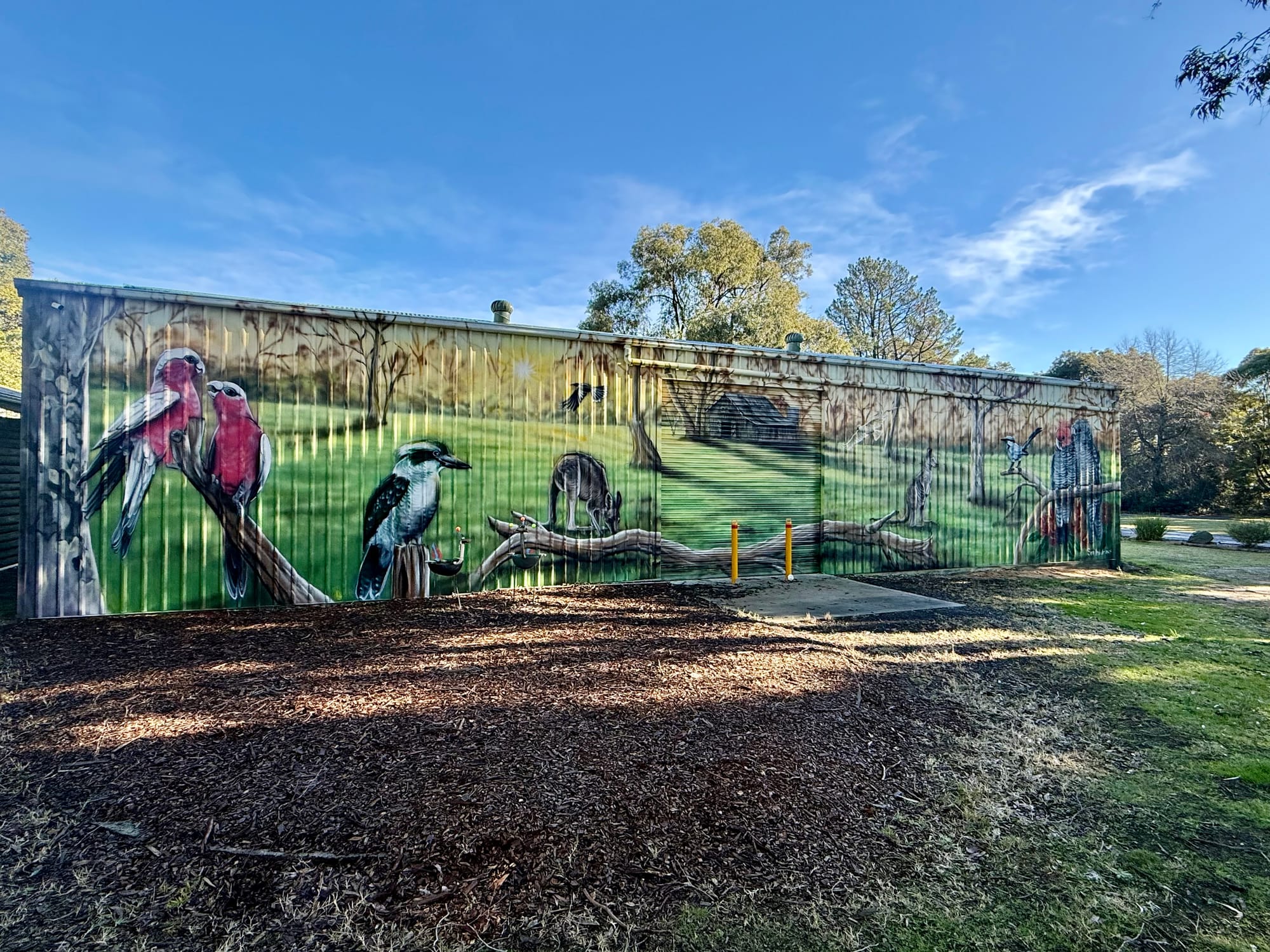 Drouin Men's Shed Mural opening June 27, 2025