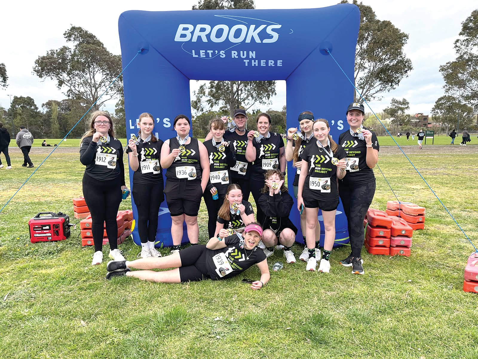 Locals run beyond limits