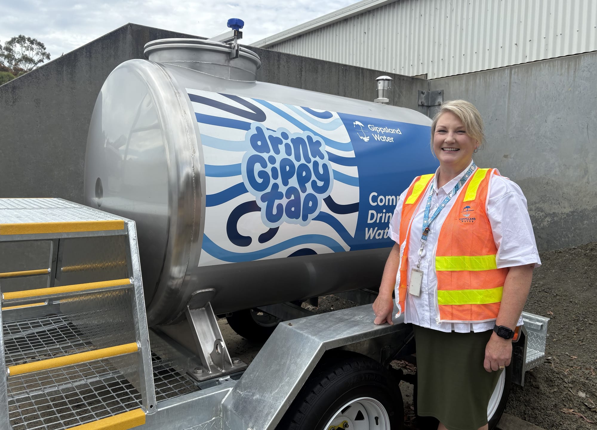 New drinking water trailer ready for emergencies