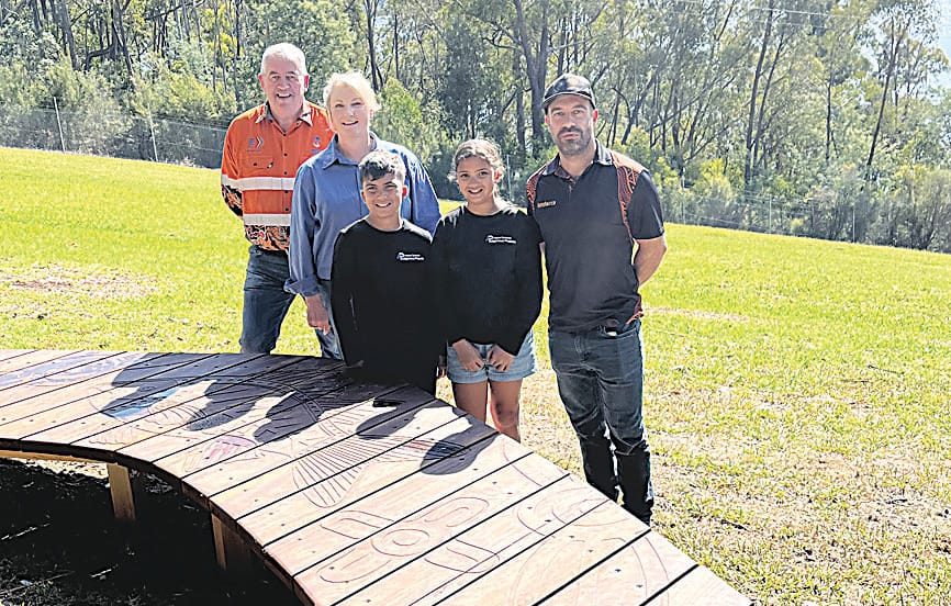 Boomerang unveiled at Moondarra