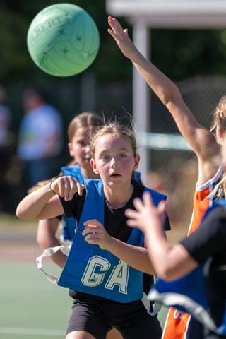 Netball Monday Night (U9's) Mixed - St Angelas Blue Vs. Garfield - 03.03.2025
