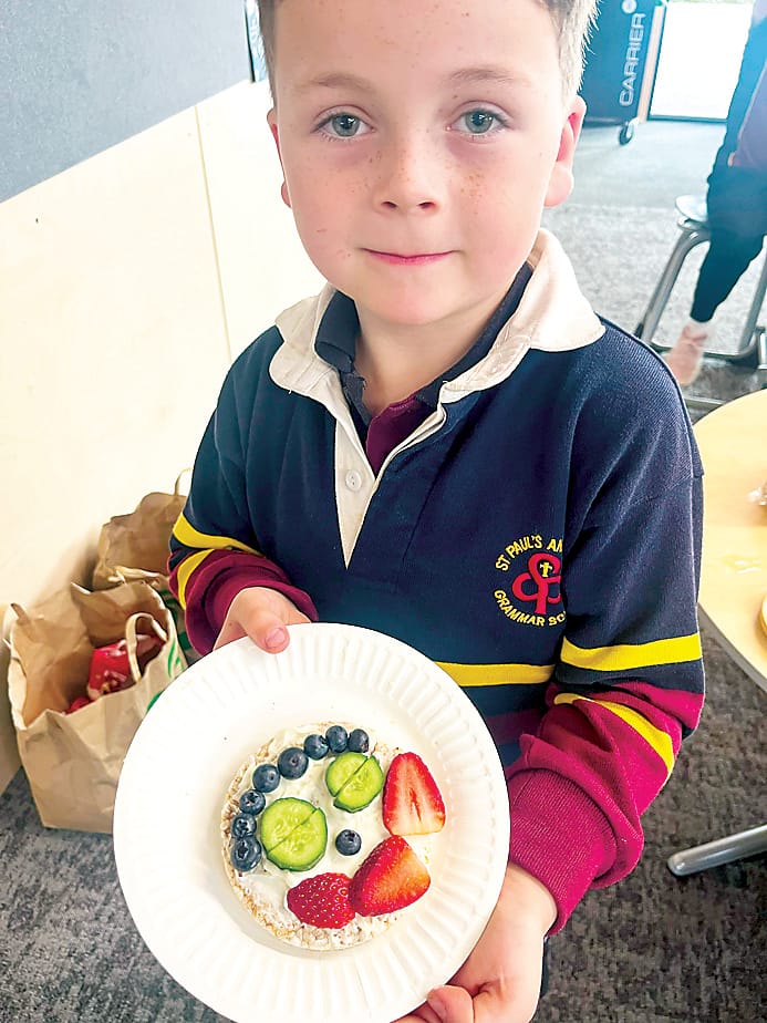 Students take a big bite into healthy eating