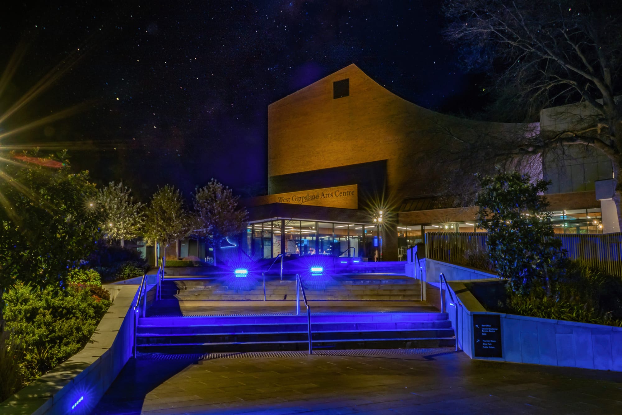 Lighting up blue for prostate awareness