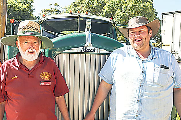 Heritage vehicles and machinery at Lardner