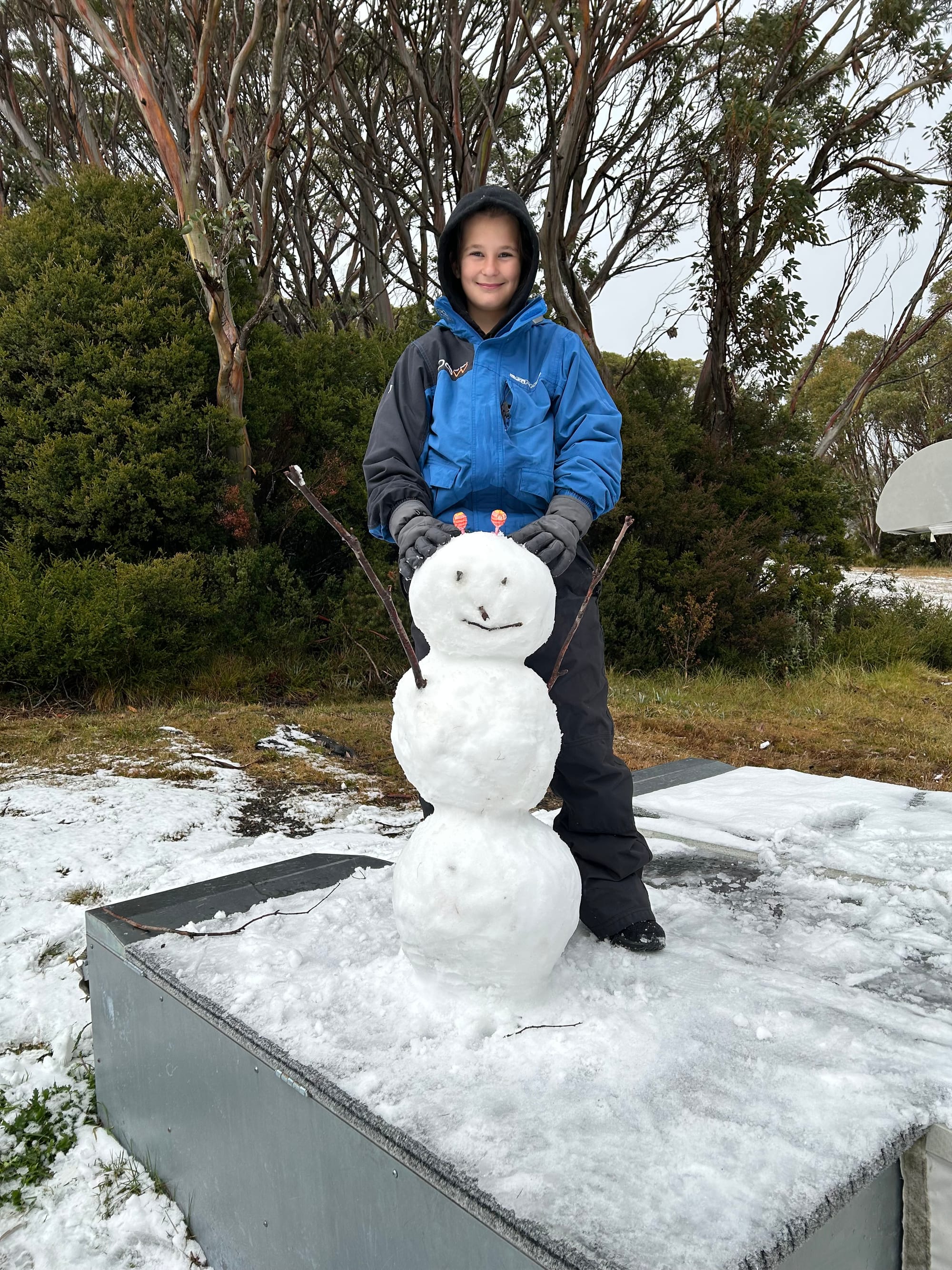 Snowy start to the school holidays