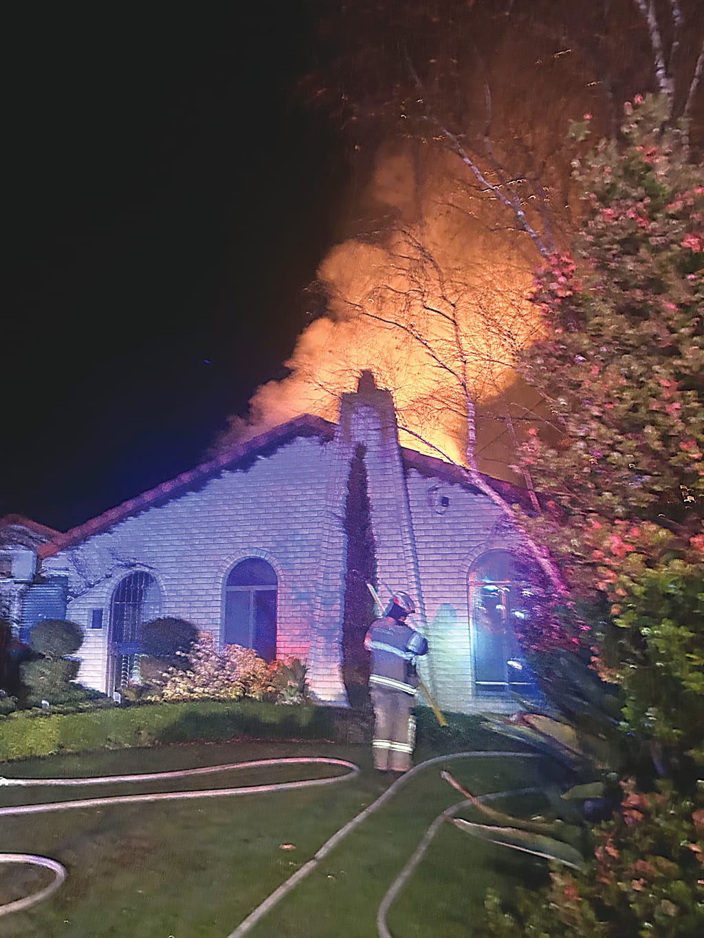 Faulty phone charger sparks house fire