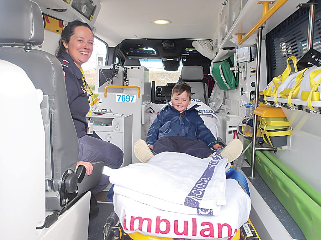 Paramedic visits St Paul's