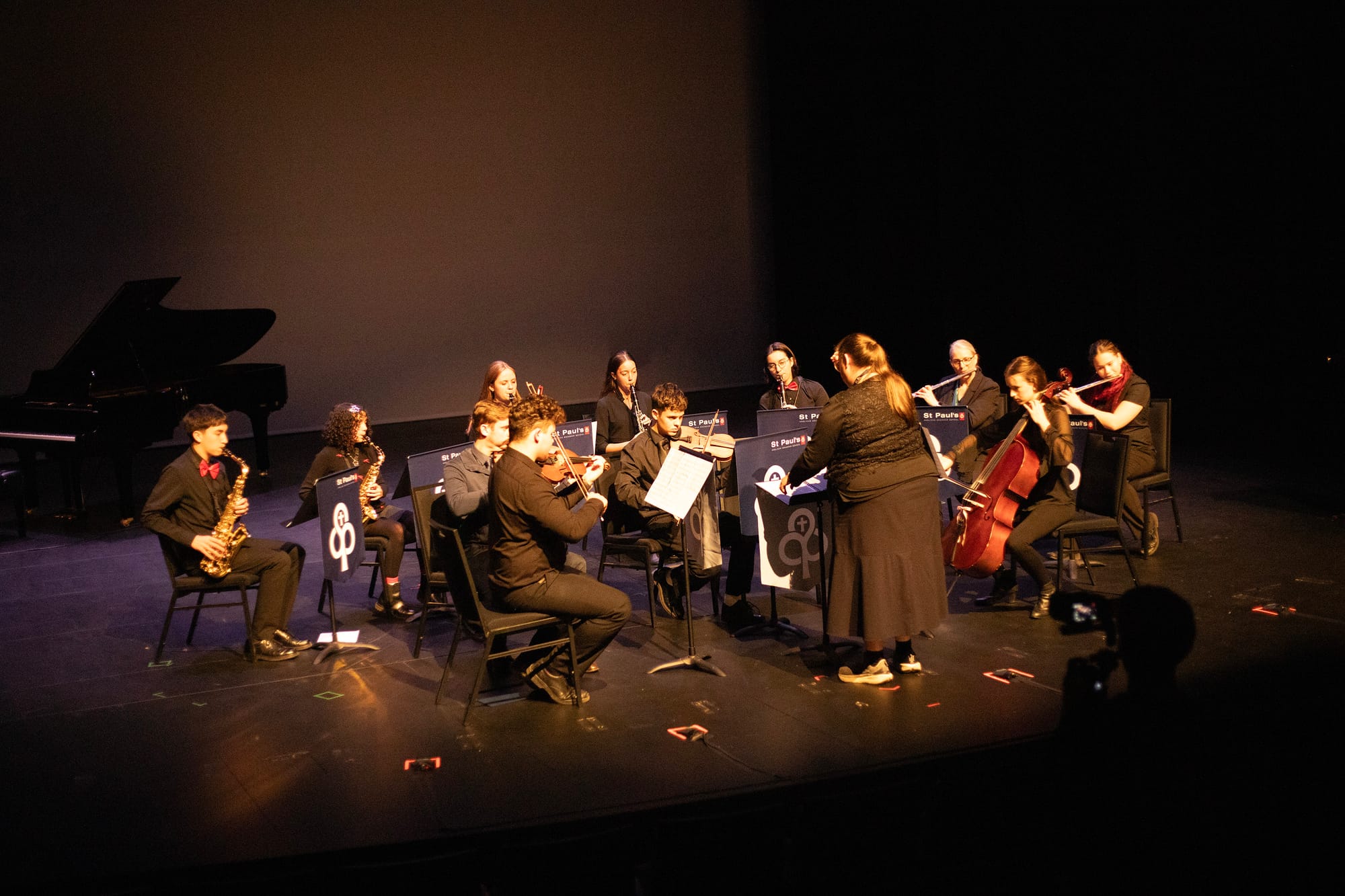The Sinfonia ensemble playing
