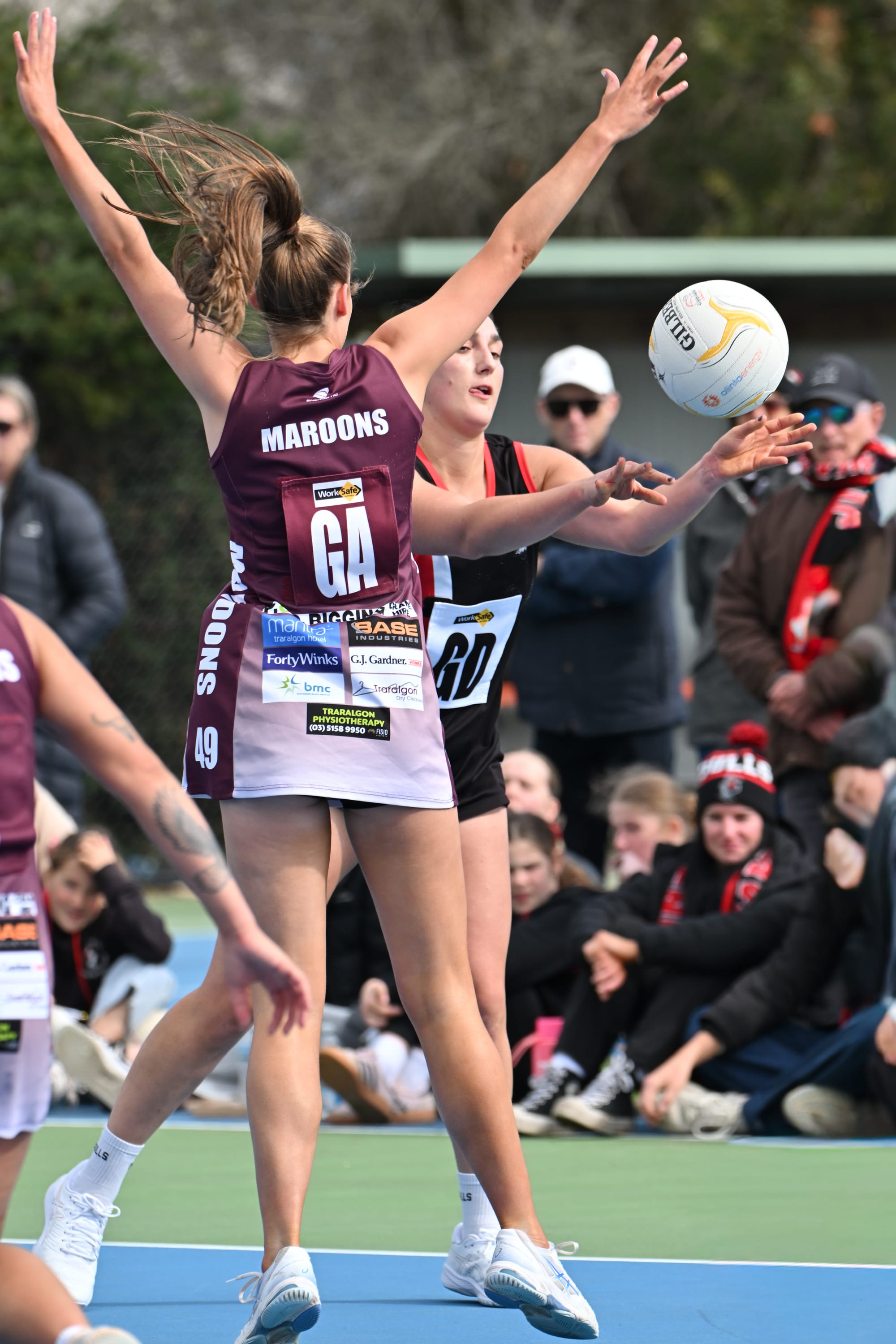 Gippsland League B grade netball - Traralgon vs Warragul, August 31, 2025