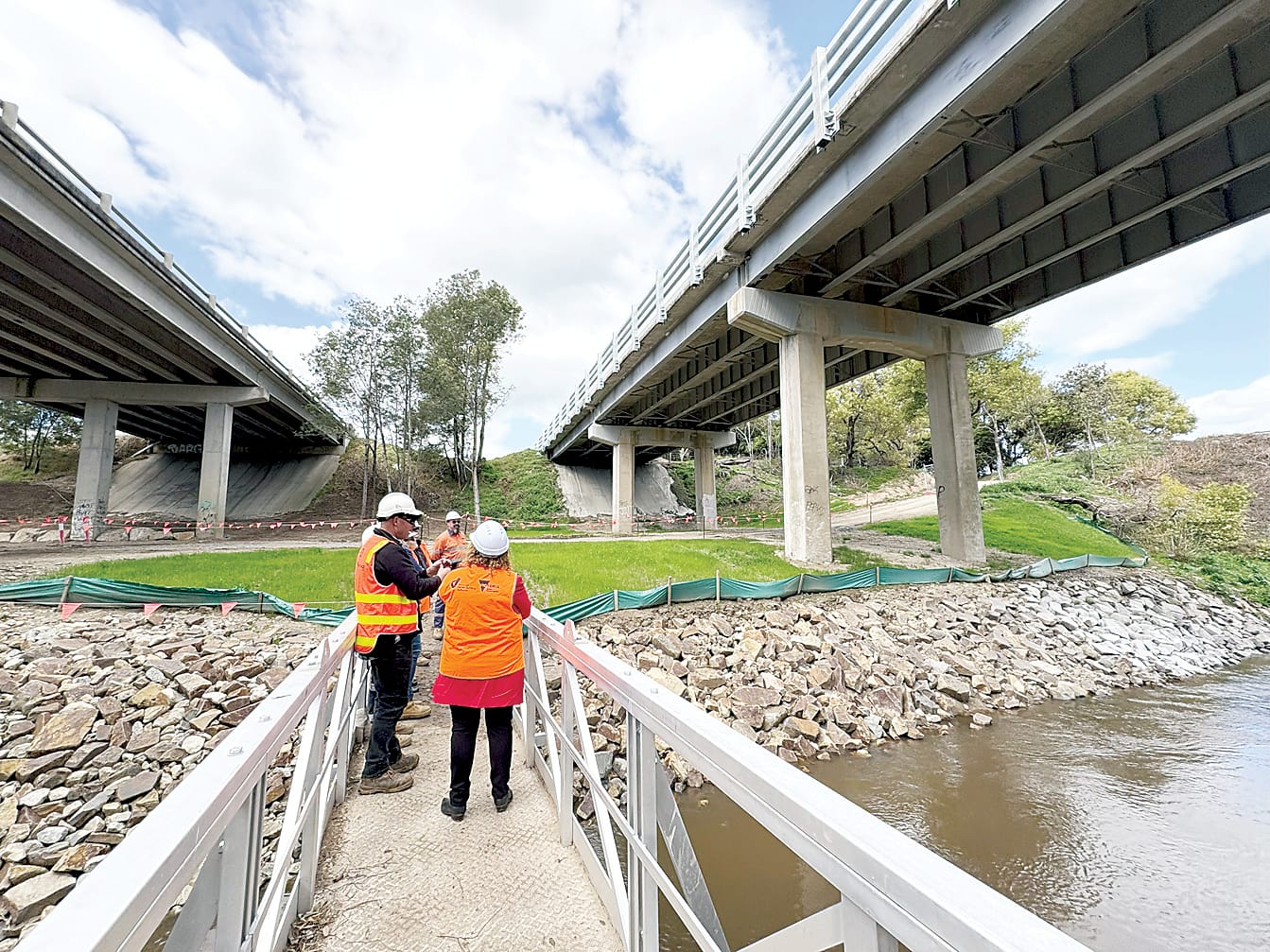 Bridge works strengthen heavy transport links