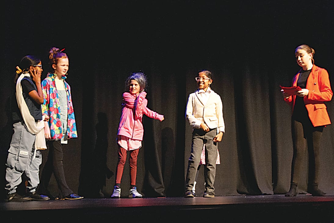 Taking the stage as