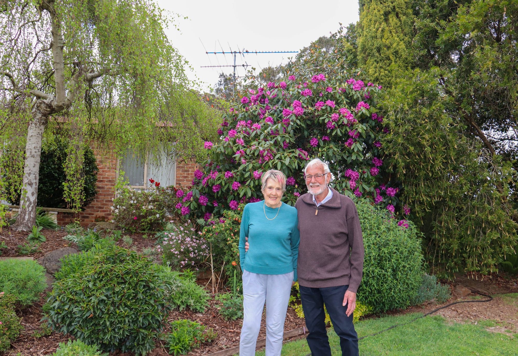 Explore a colourful local garden this weekend