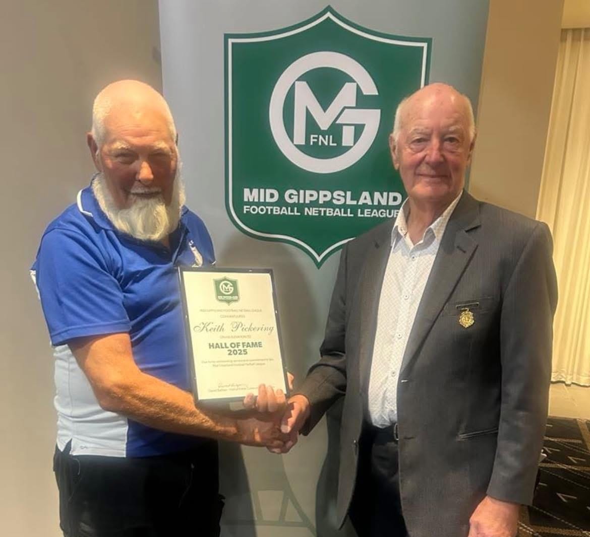 MGFNL Hall of Fame honour for Thorpdale stalwart
