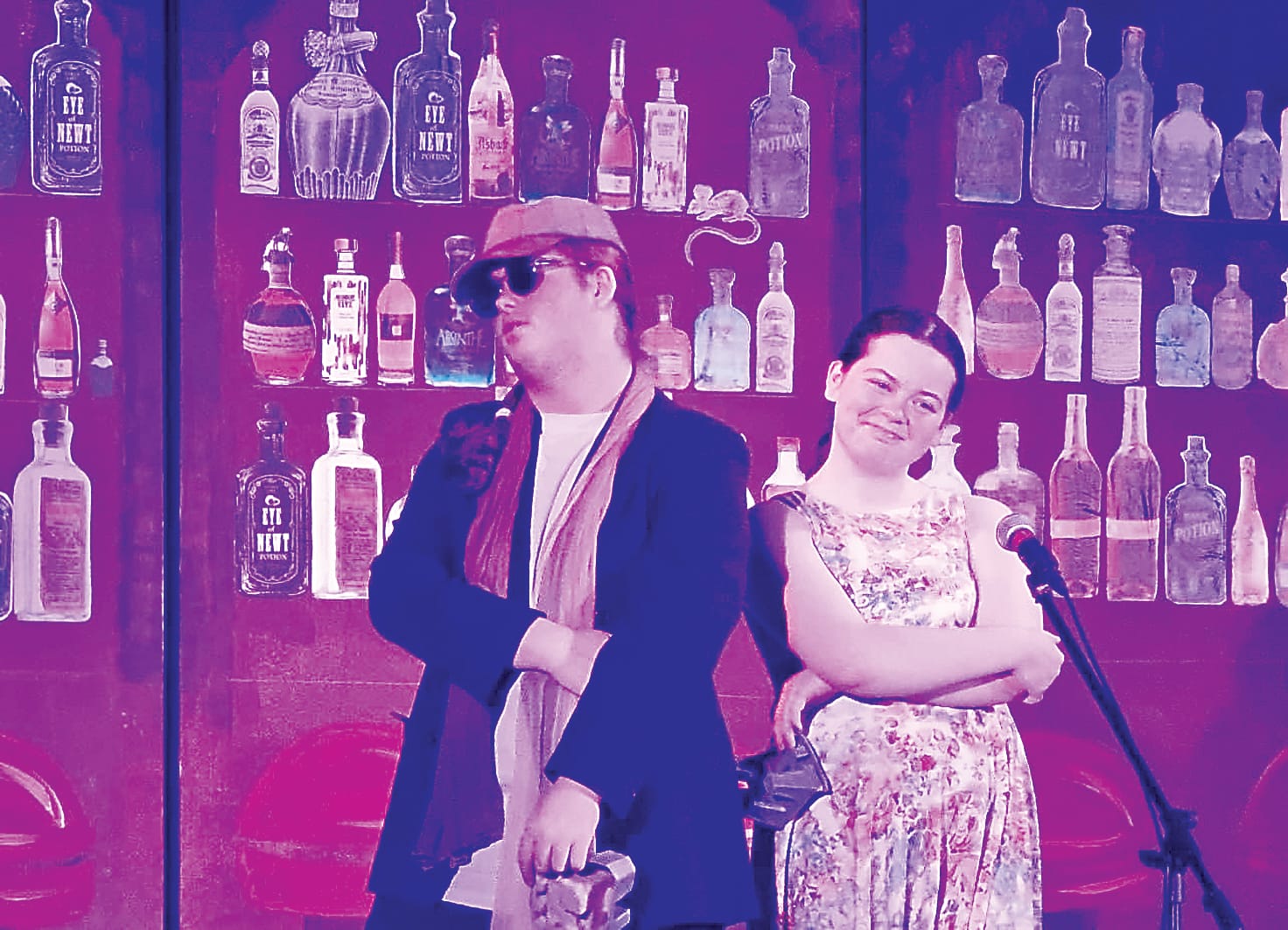 Rieley Gunton and Bree Reynolds play the characters of Dr Who the ultimate time lord  and Sarah Hummingbird Dr Who's side kick and travelling companion.
