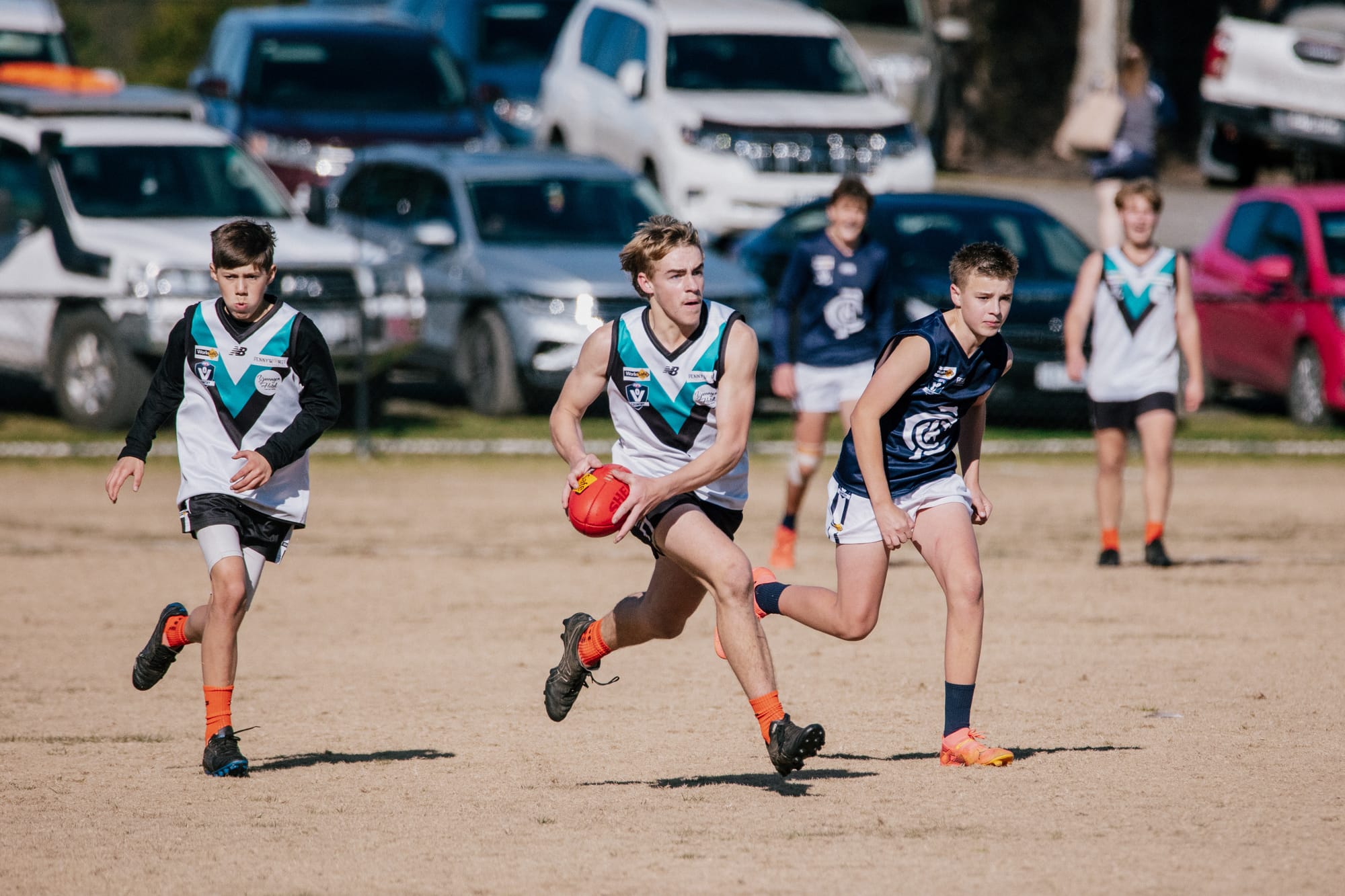 Blues close gap in fourths