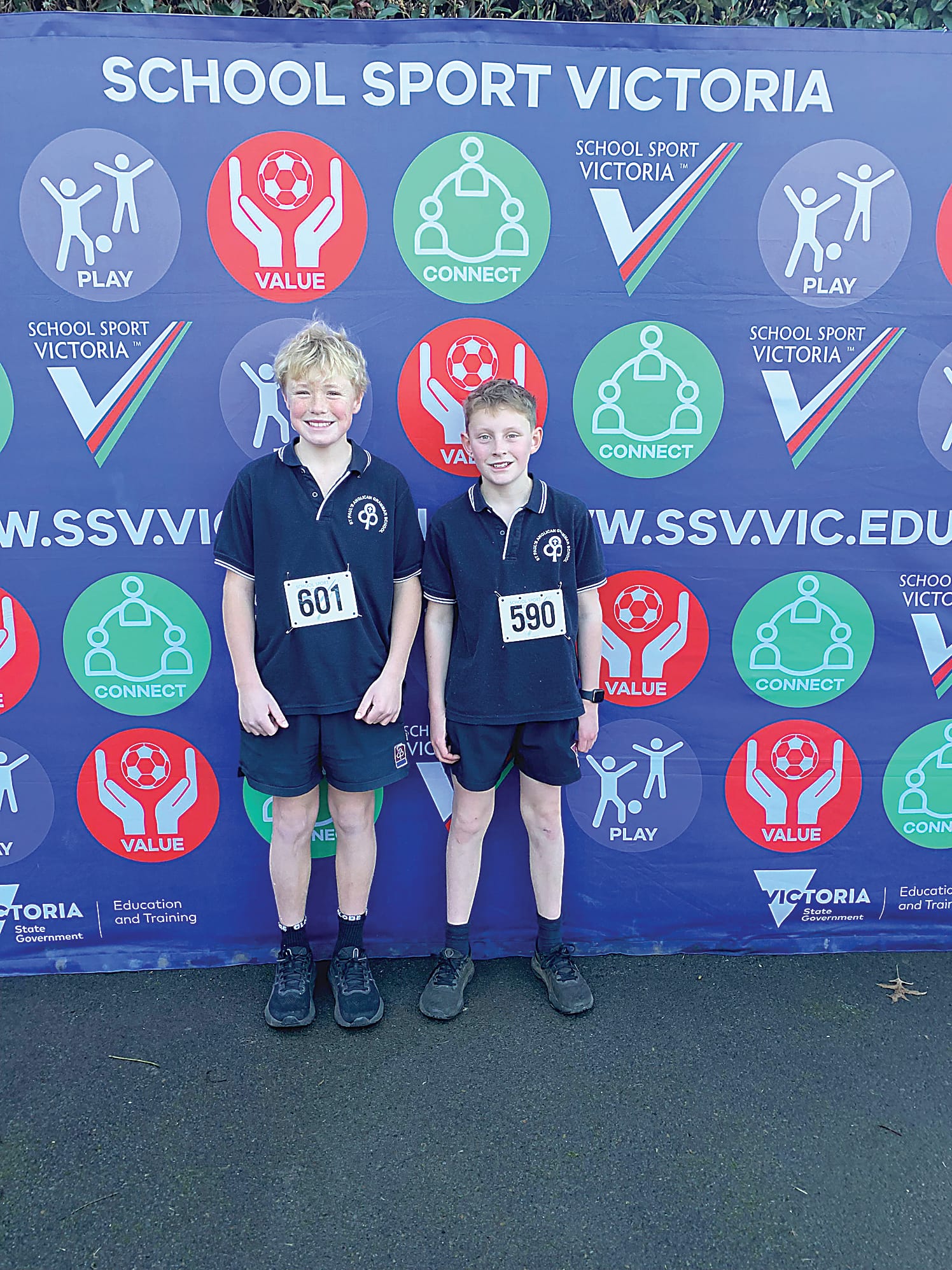 St Paul's students hit the track