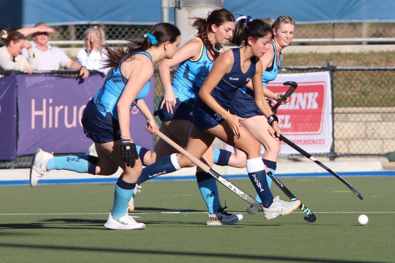 Right: Local hockey players Hayley Tepper and Ariya Mock had the chance to represent Victoria at the Country Hockey National Championships in Rockhampton earlier this month.