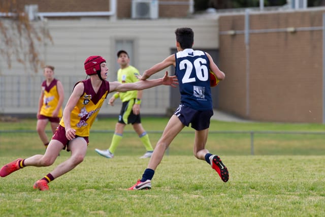 Football WGJFL (U14's) Drouin Gold Vs. Warragul Blues - 05.06.2021 