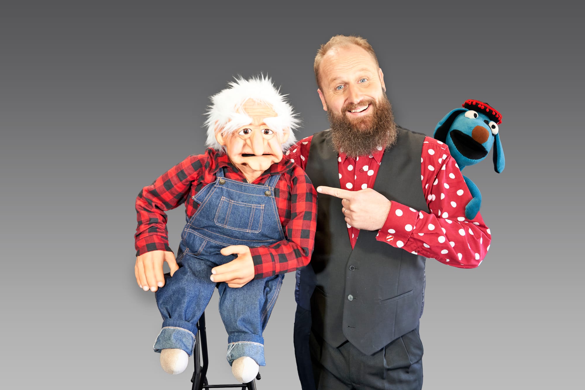 Laughs for adults at ventriloquist show
