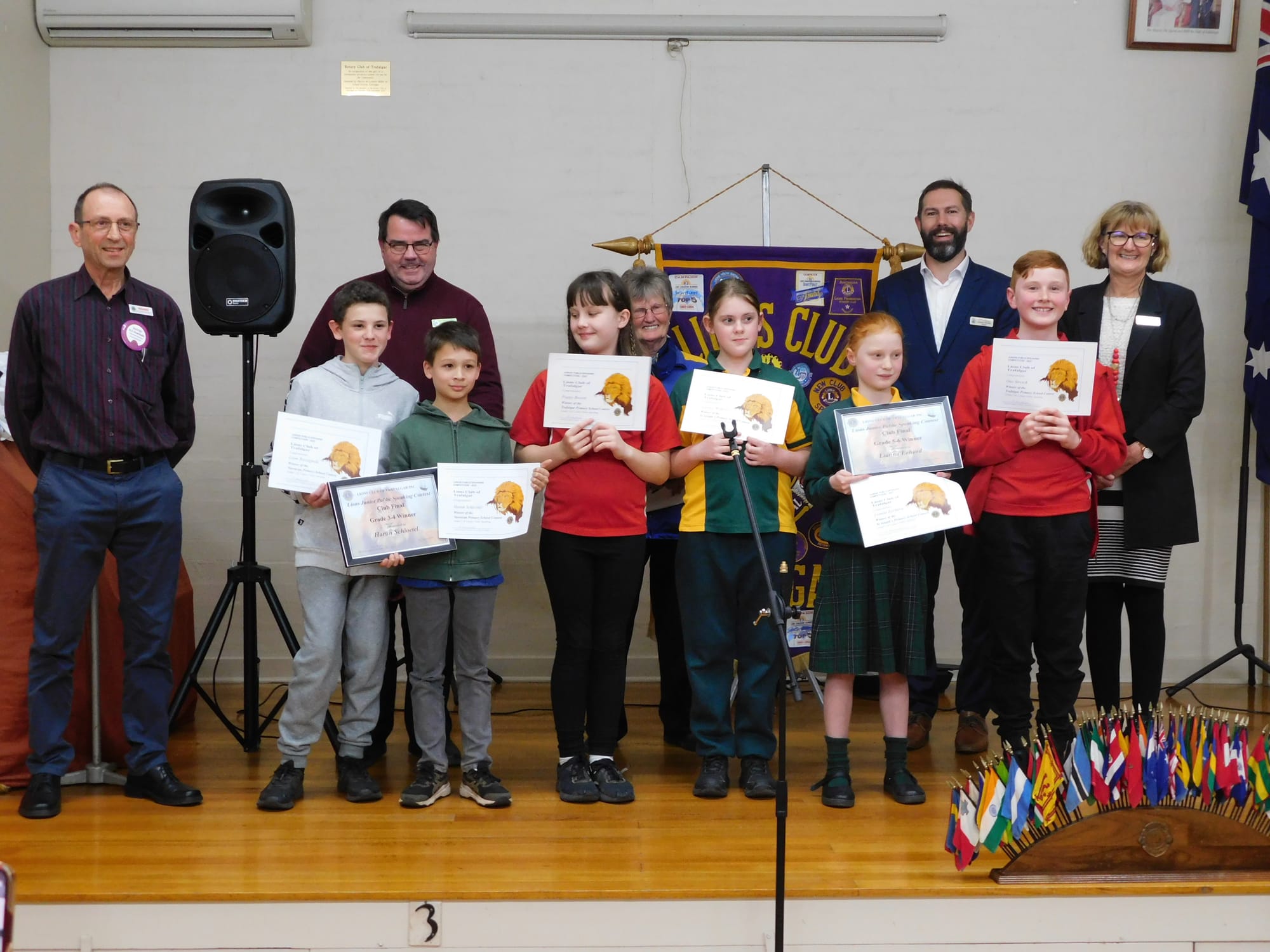 Students take to the podium