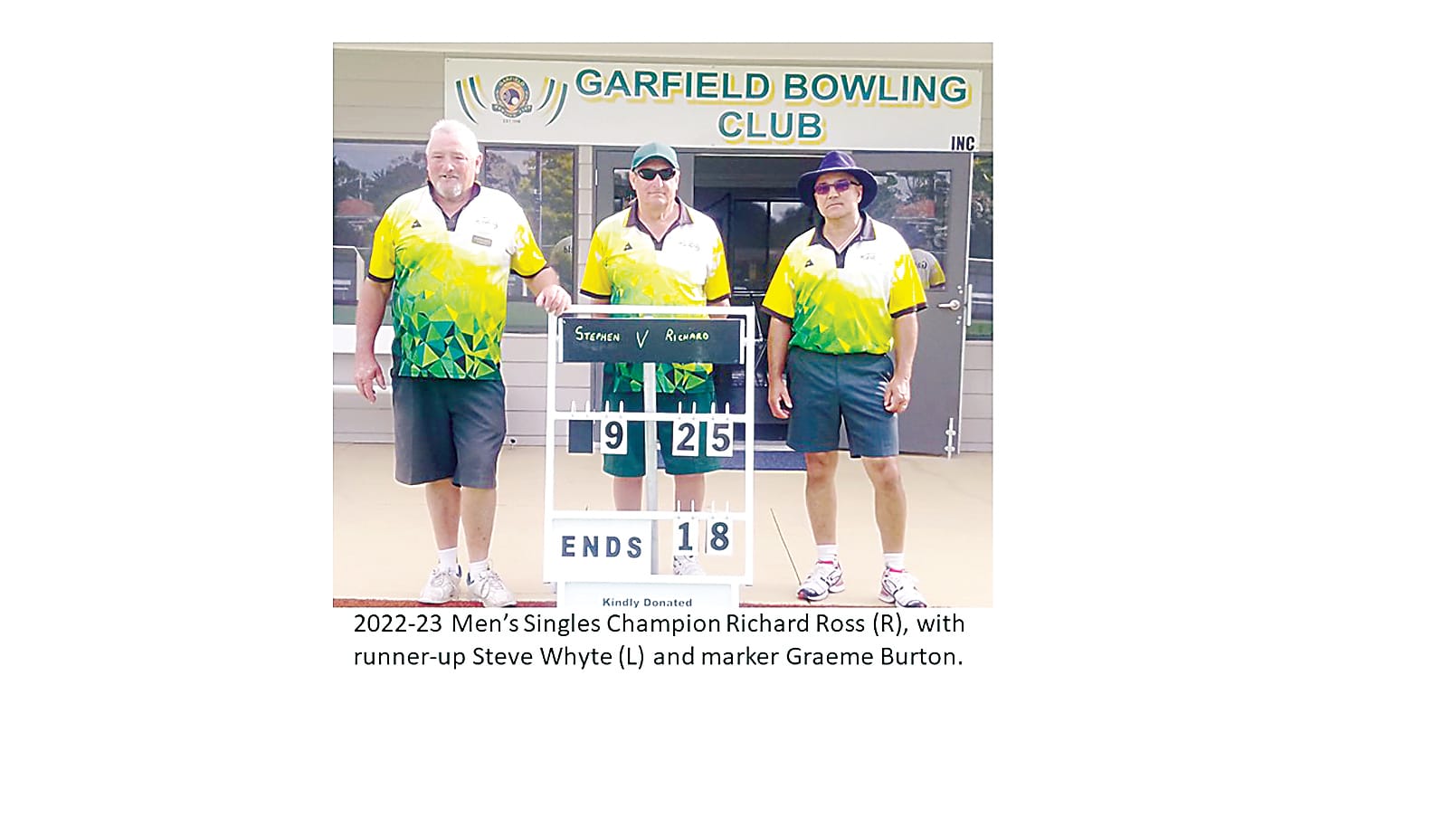 Newcomer wins Garfield championship title