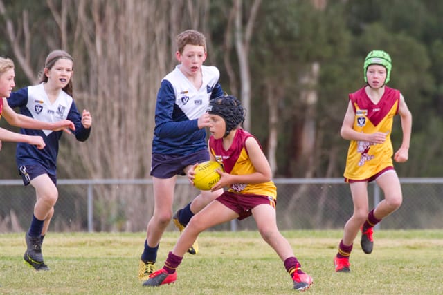 Football WGJFL (U12's) Drouin Gold Vs. Warragul Blues - 05.06.2021 