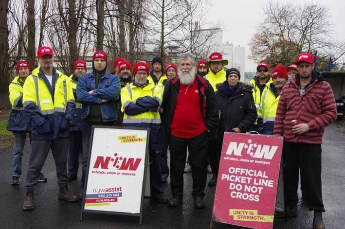 Workers locked out at Longwarry