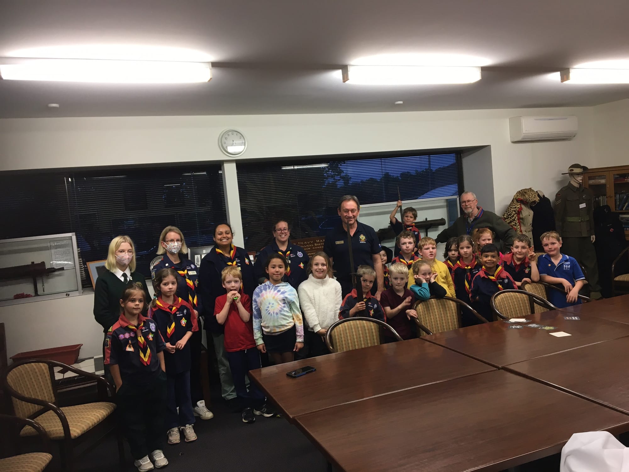 Joeys learn about military history