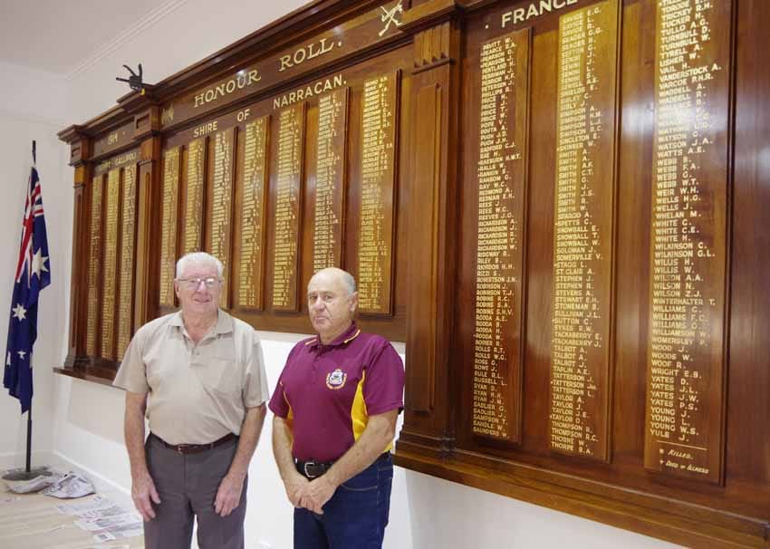 Trafalgar’s roll of honour