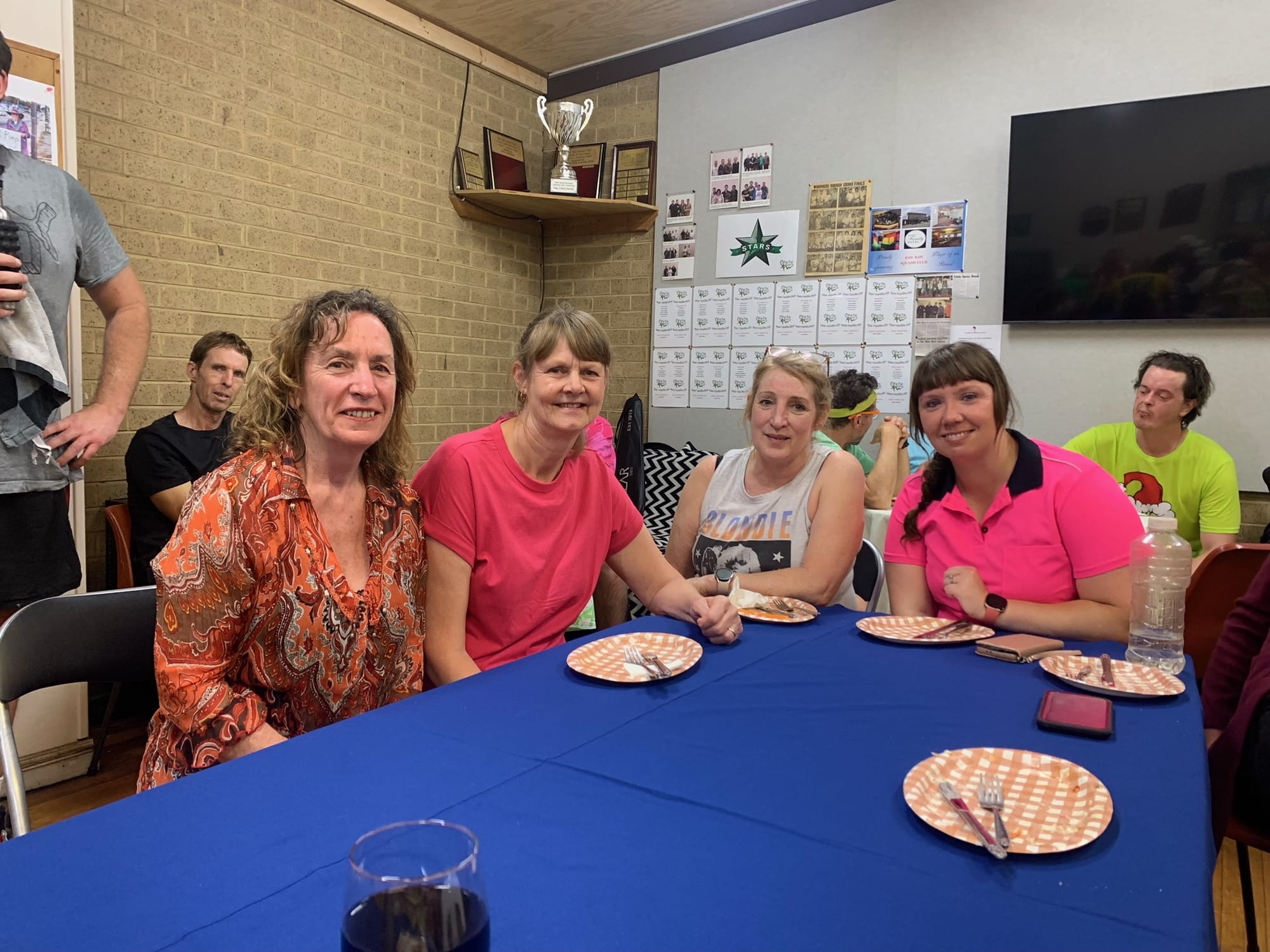 Catherine Wallace, Clio Milsome, Donna Andres and Stacey Griffith enjoy the presentations.