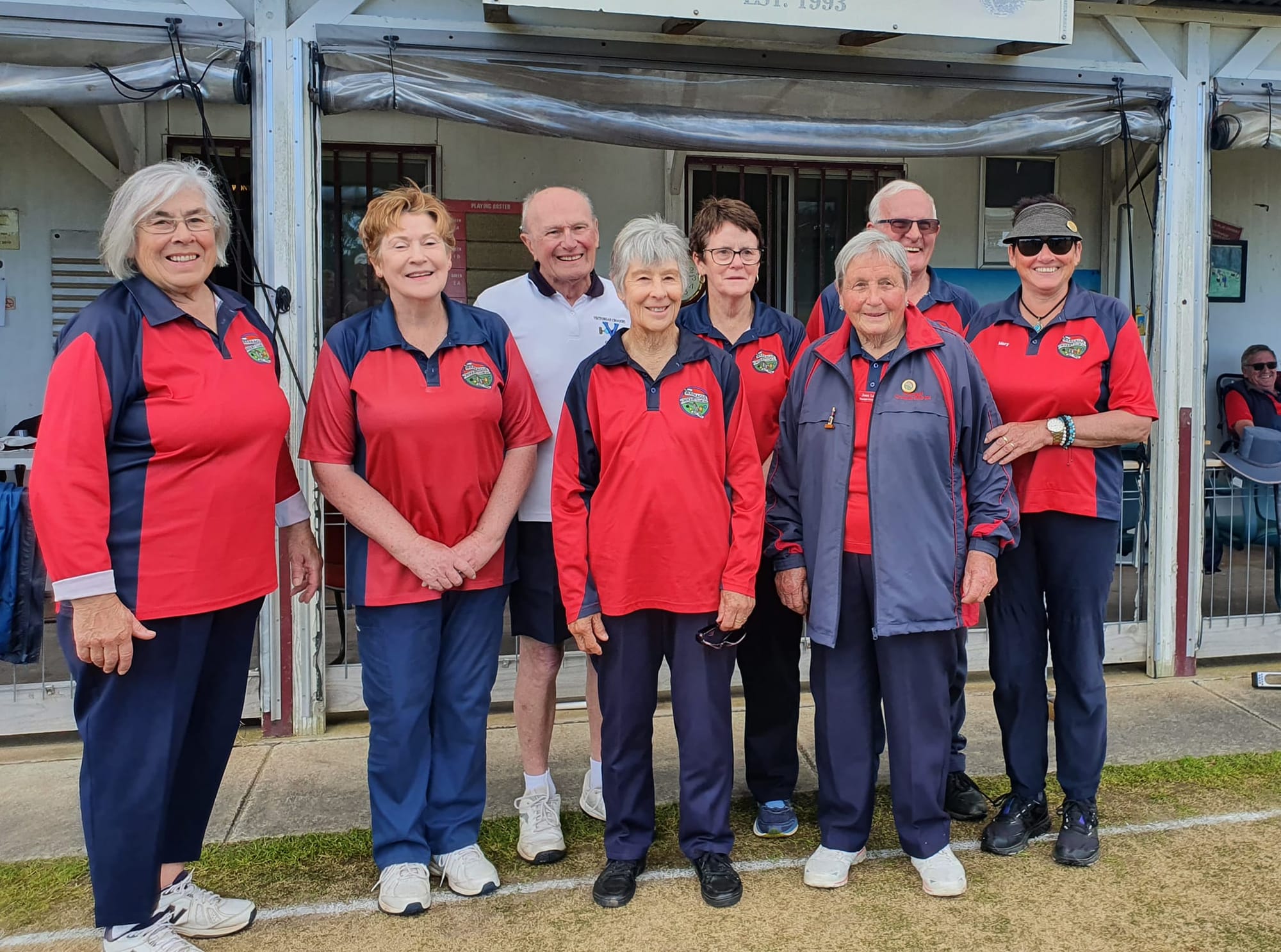 Left: Competing in the