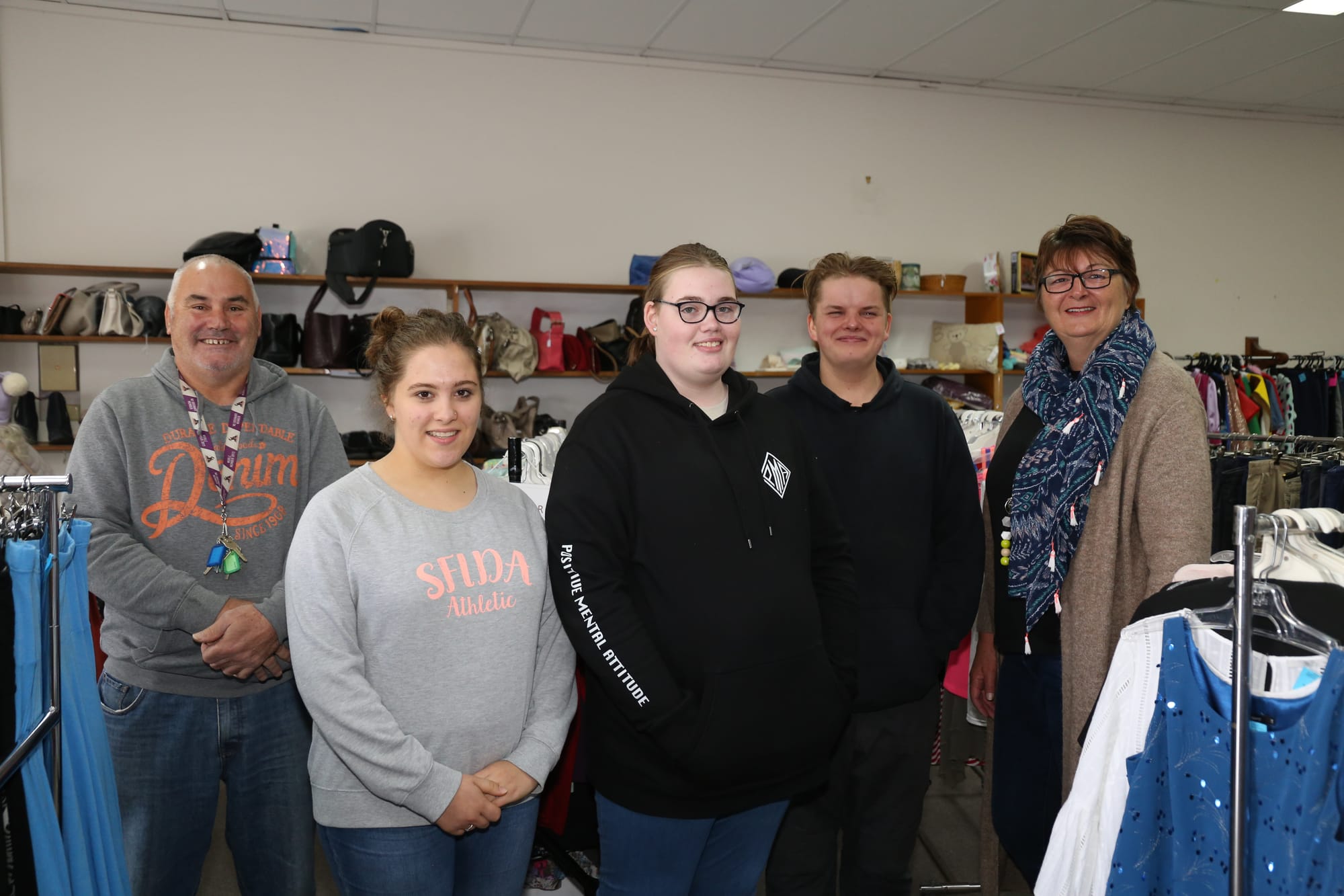 Neerim students gain experience at Drouin op shop