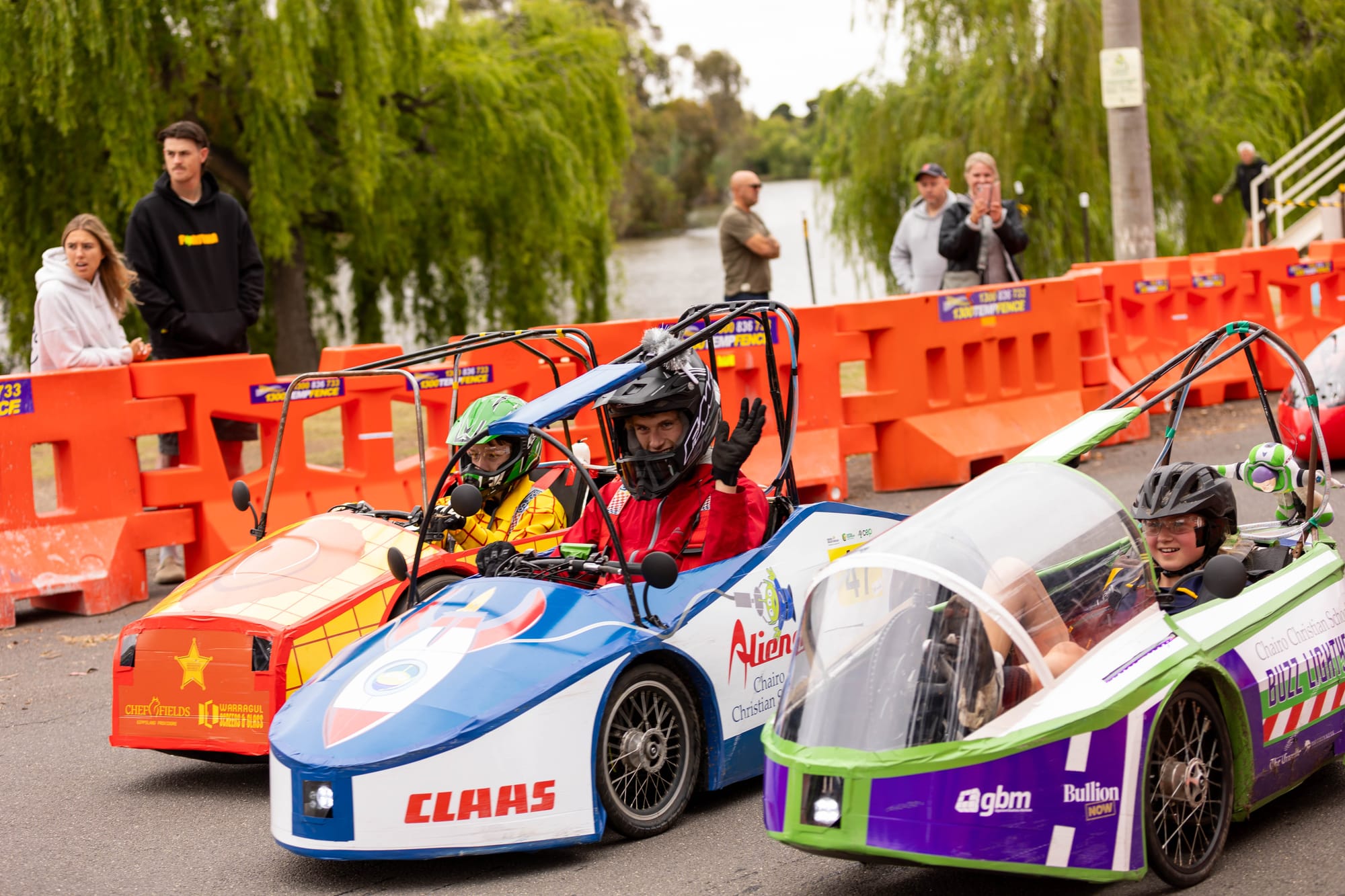 Chairo students race three energy efficient vehicles
