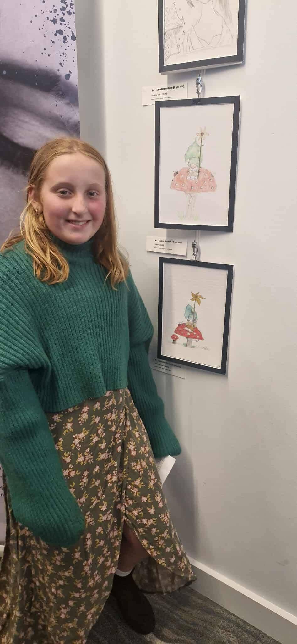 11-year-old Isabelle Simsir received first place in the beginner's People's Choice Award.