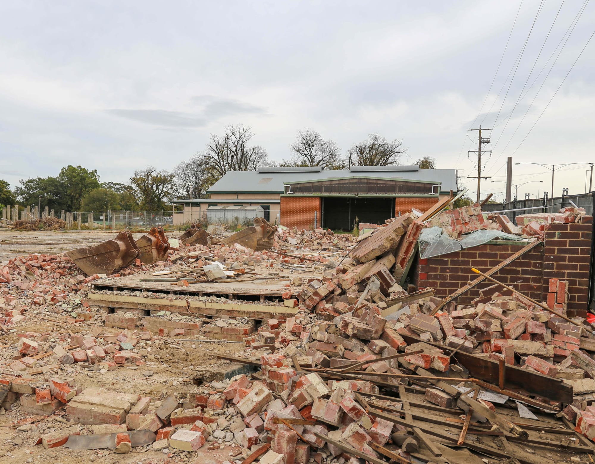 Warragul Stockyard demolition - 03.05.2022