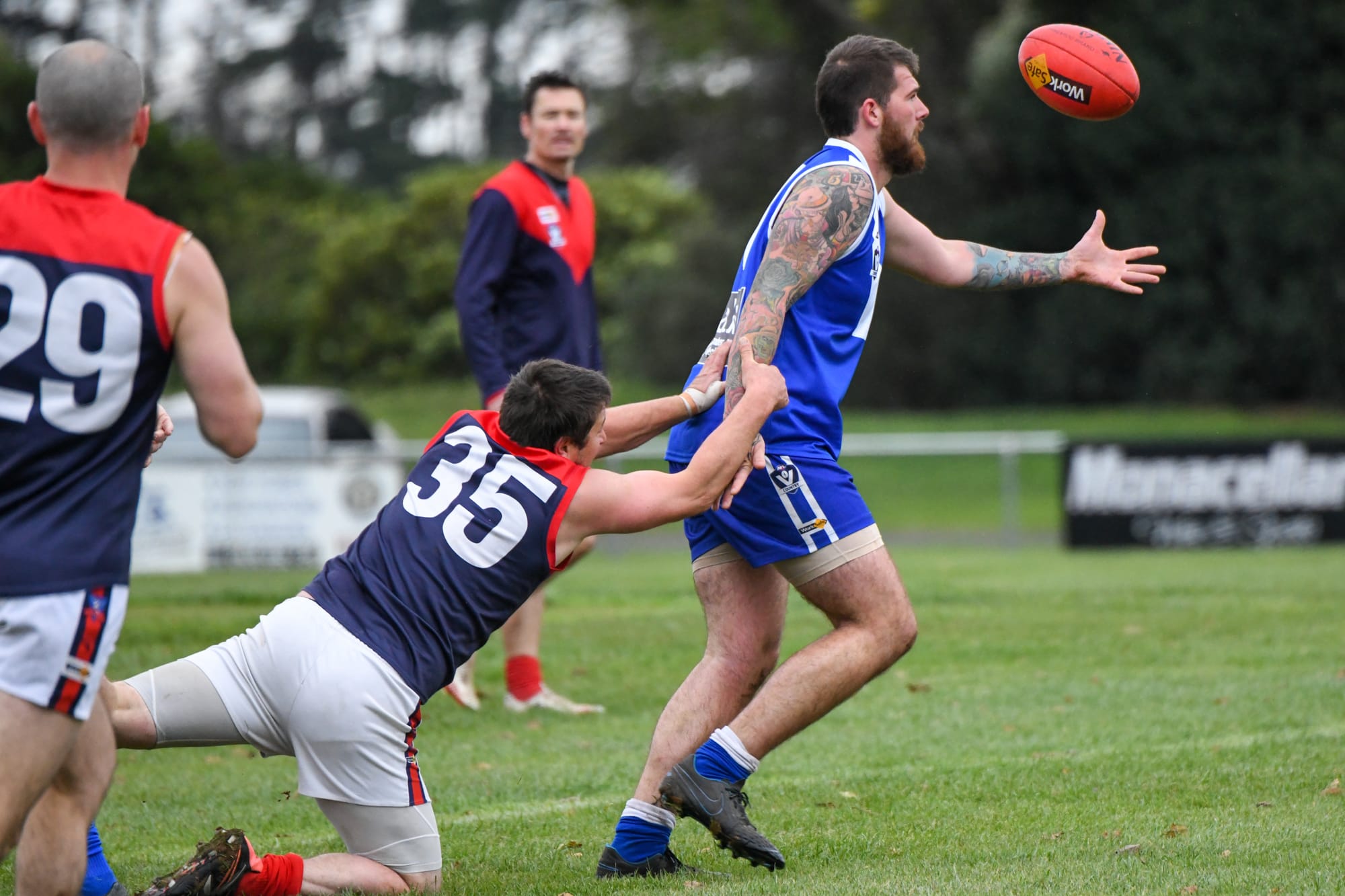 Blues improve, Rovers win on a wet day of Mid Gippsland footy