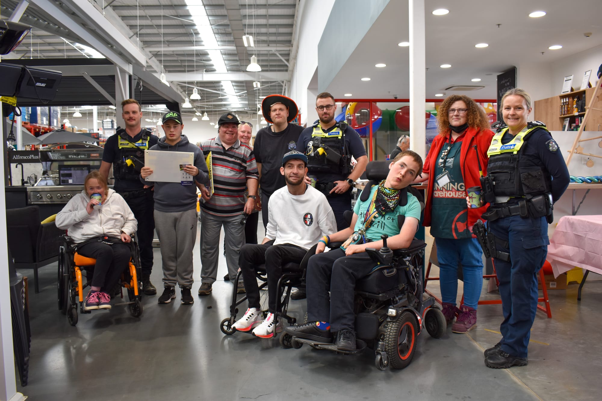 Cops and coffee make a good mix