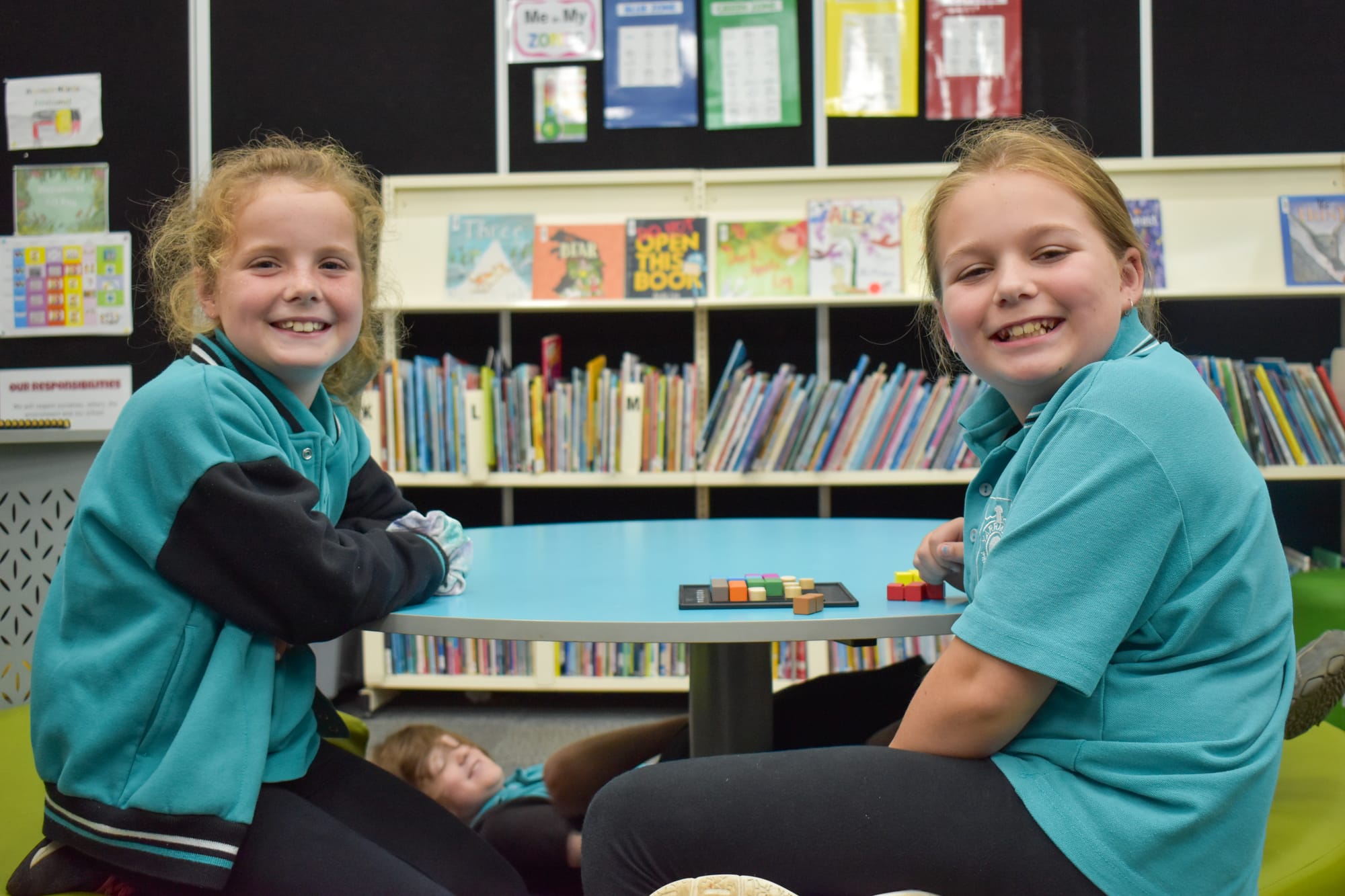 Gemma and Shailah work together.