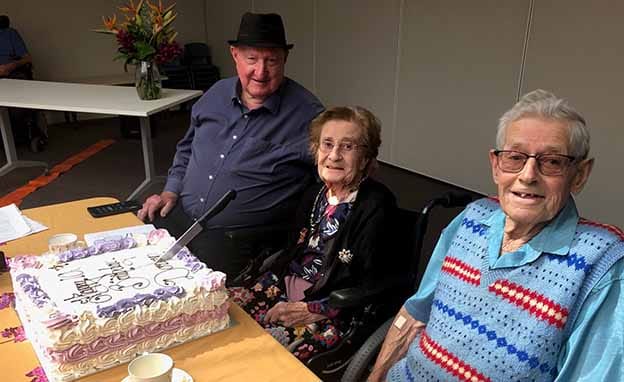 Doreen Horsburgh celebrates 100th birthday in style